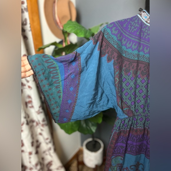 Bohemian Blue Maxi Dress - Picture 5 of 5